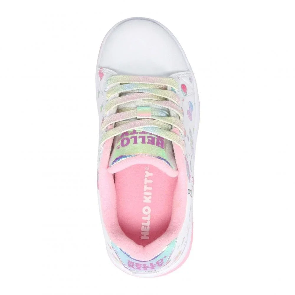 Heelys Hello Kitty Split X2 Sneaker Girls 2 M White Low Top Skate Shoes ZOGG3602